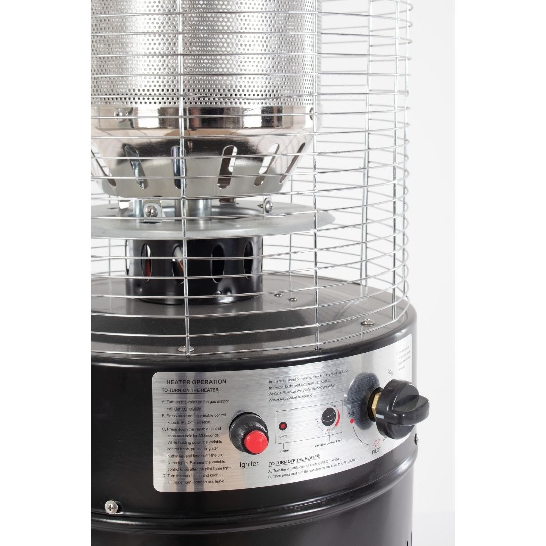 Газовий обігрівач Patio Heater 135 см антрацит Bizzotto