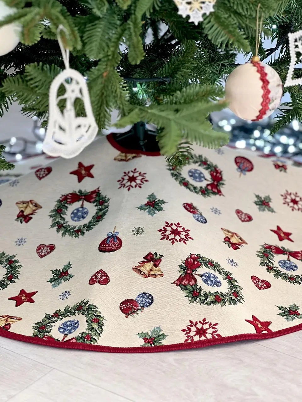 (Українська) Спідниця під ялинку гобеленова Merry