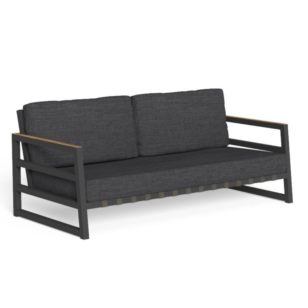 Диван двомісний Alabama Alu antracite