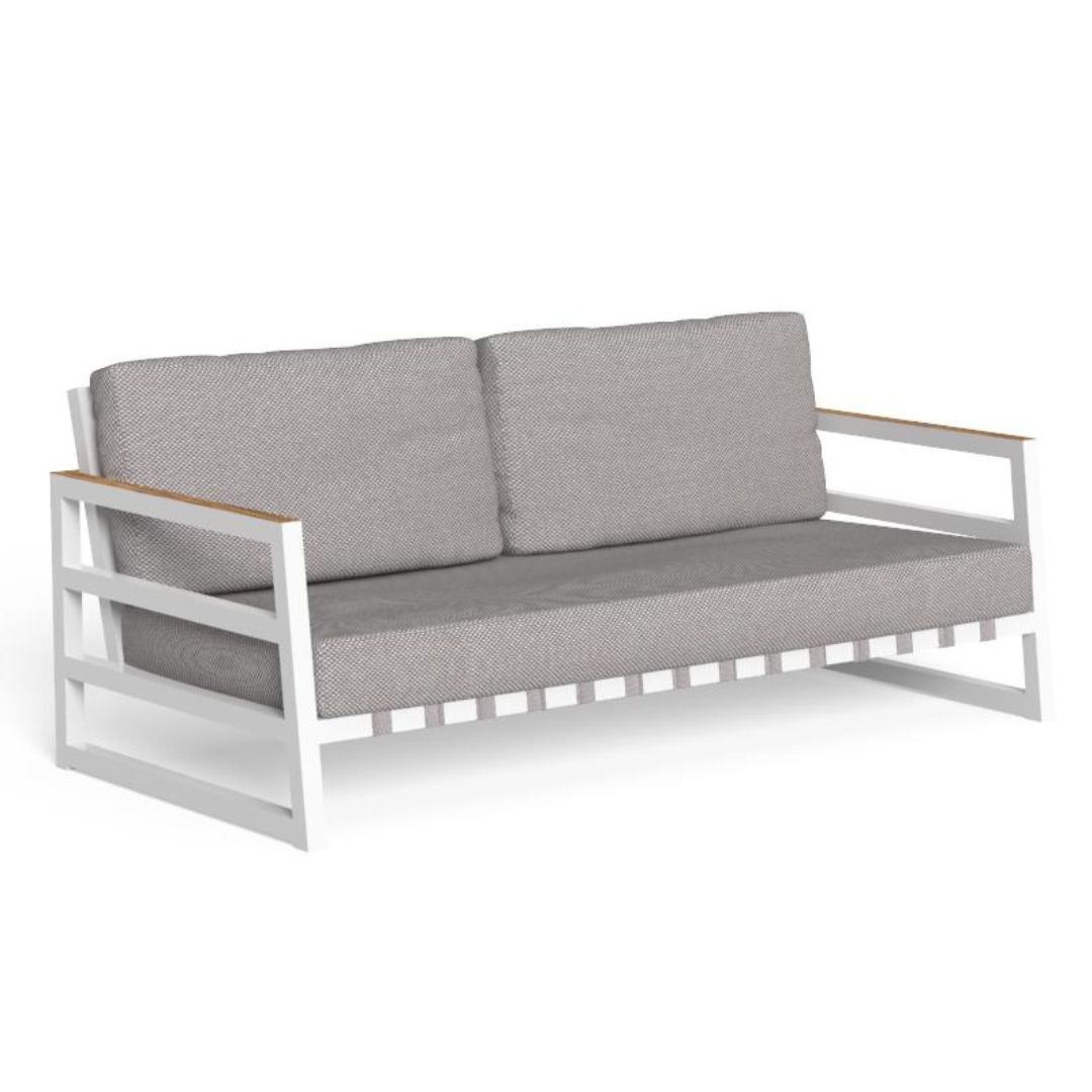 Диван двомісний Alabama Alu white