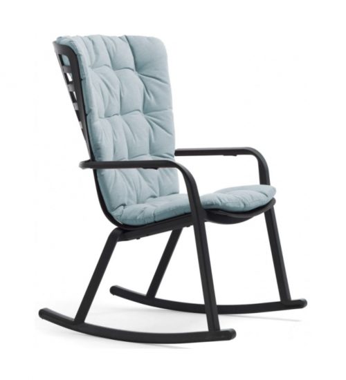 Крісло-гойдалка Folio з подушкою antracite