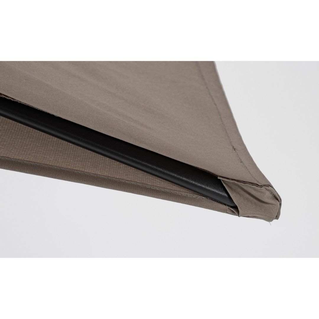 Напівкругла парасоля Kalife Cloud beige 2.7 м