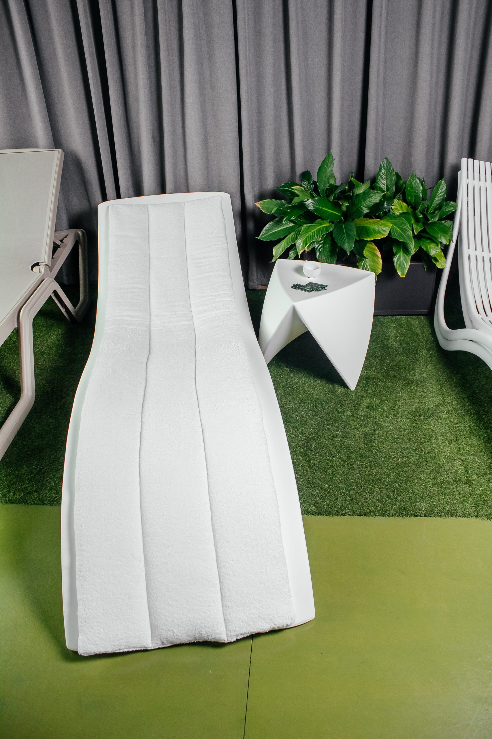 Mattress for chaise longue white Cloe/Zoe/Ibiza MyYour