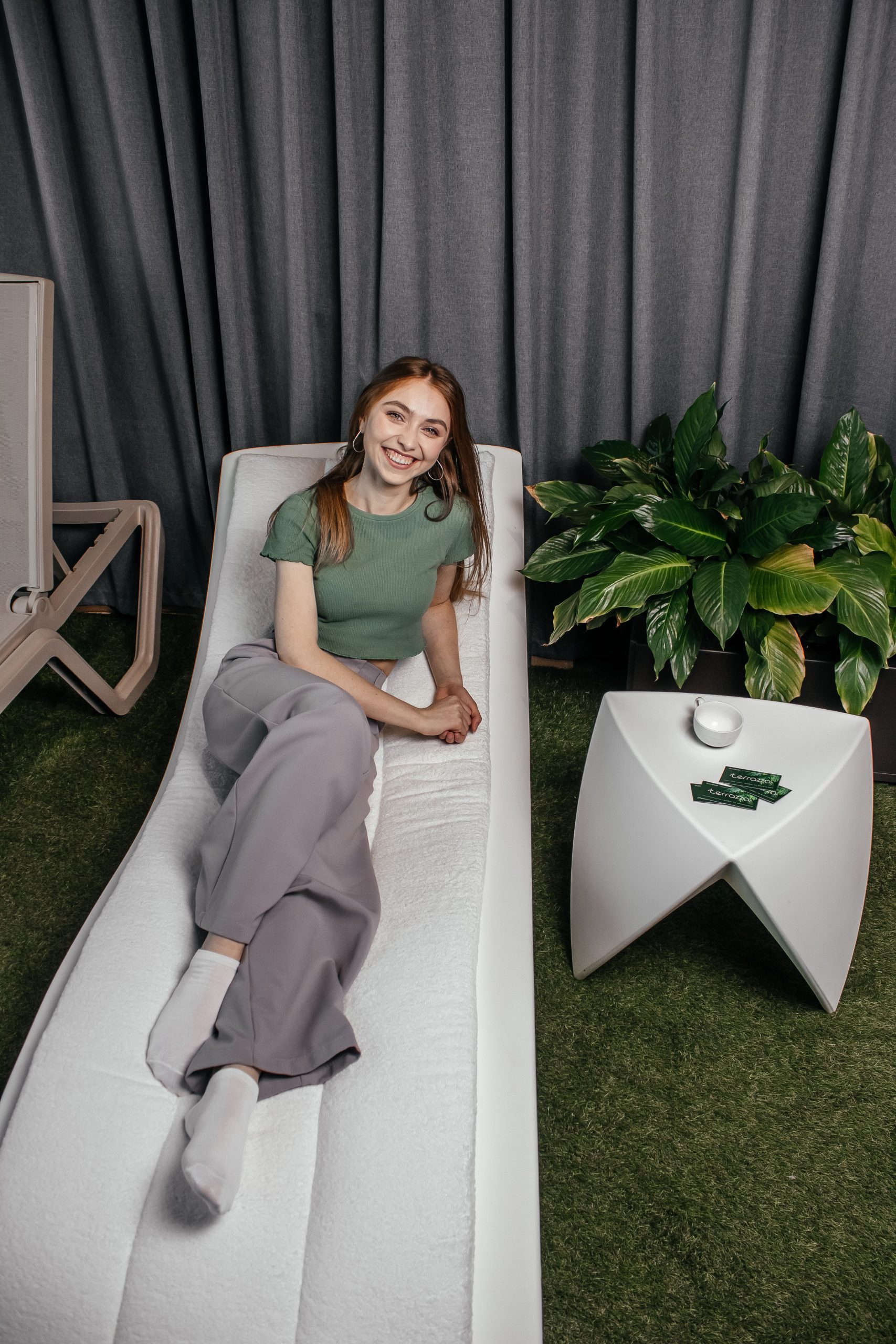 Mattress for chaise longue white Cloe/Zoe/Ibiza MyYour