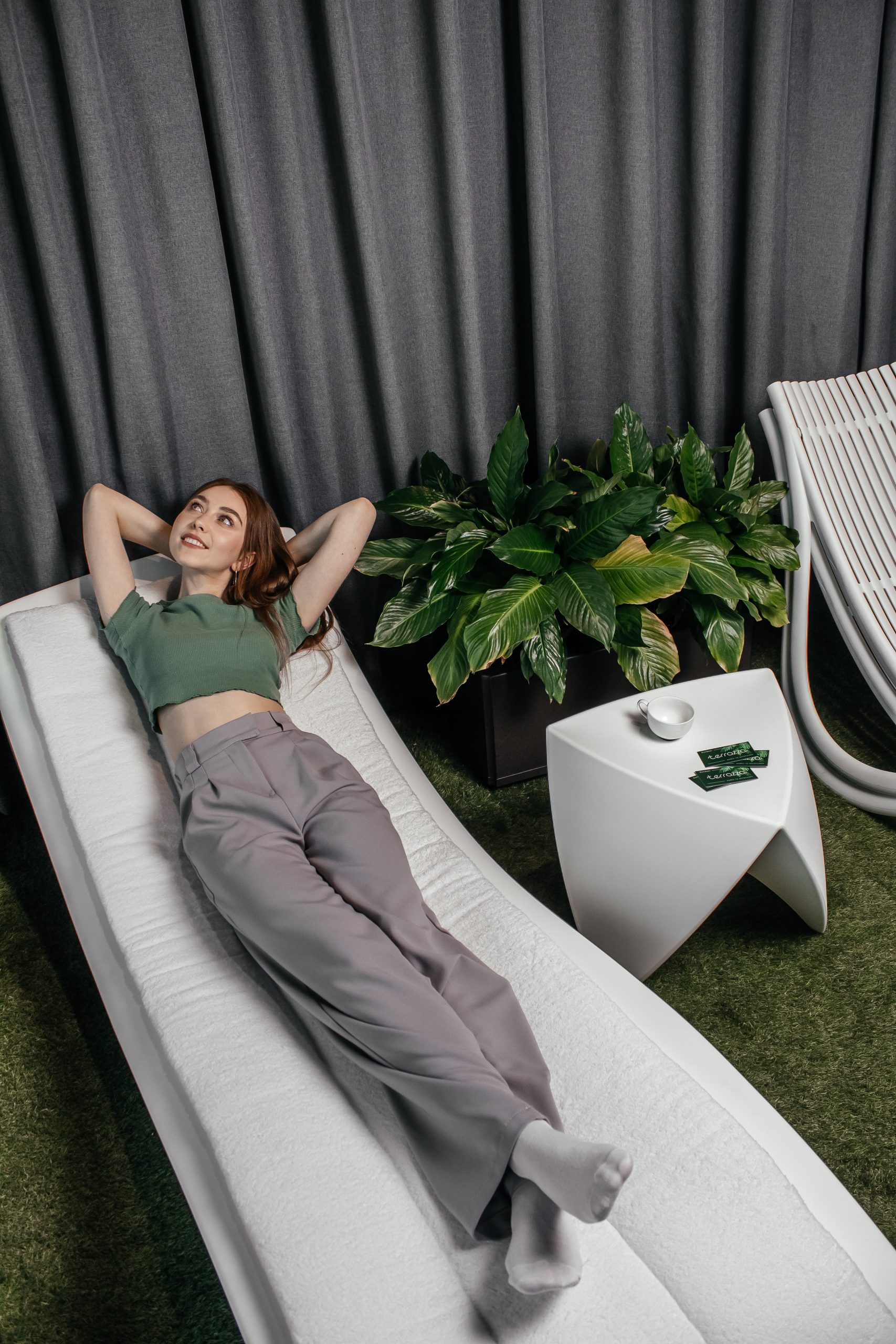 Mattress for chaise longue white Cloe/Zoe/Ibiza MyYour