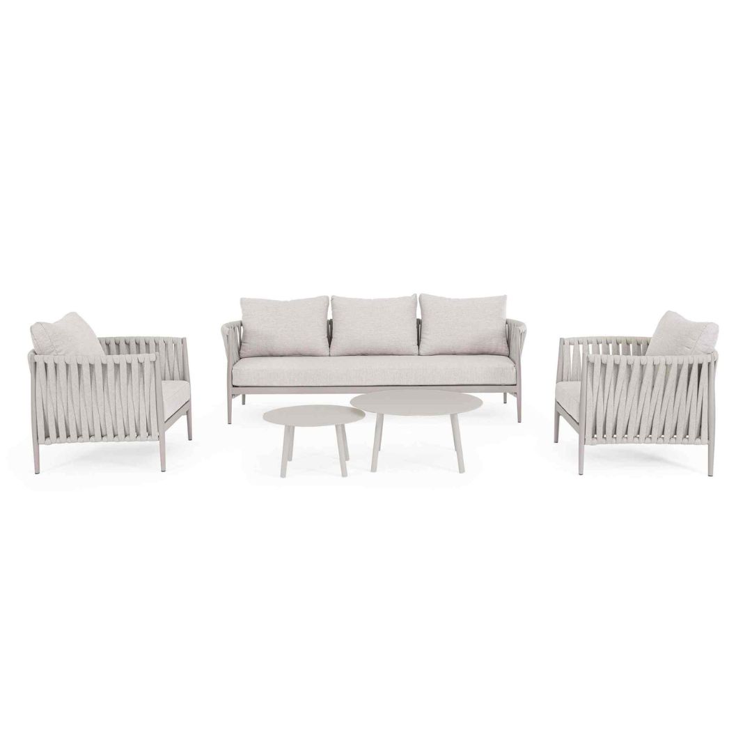 Комплект диван трійка та крісла Jacinta beige