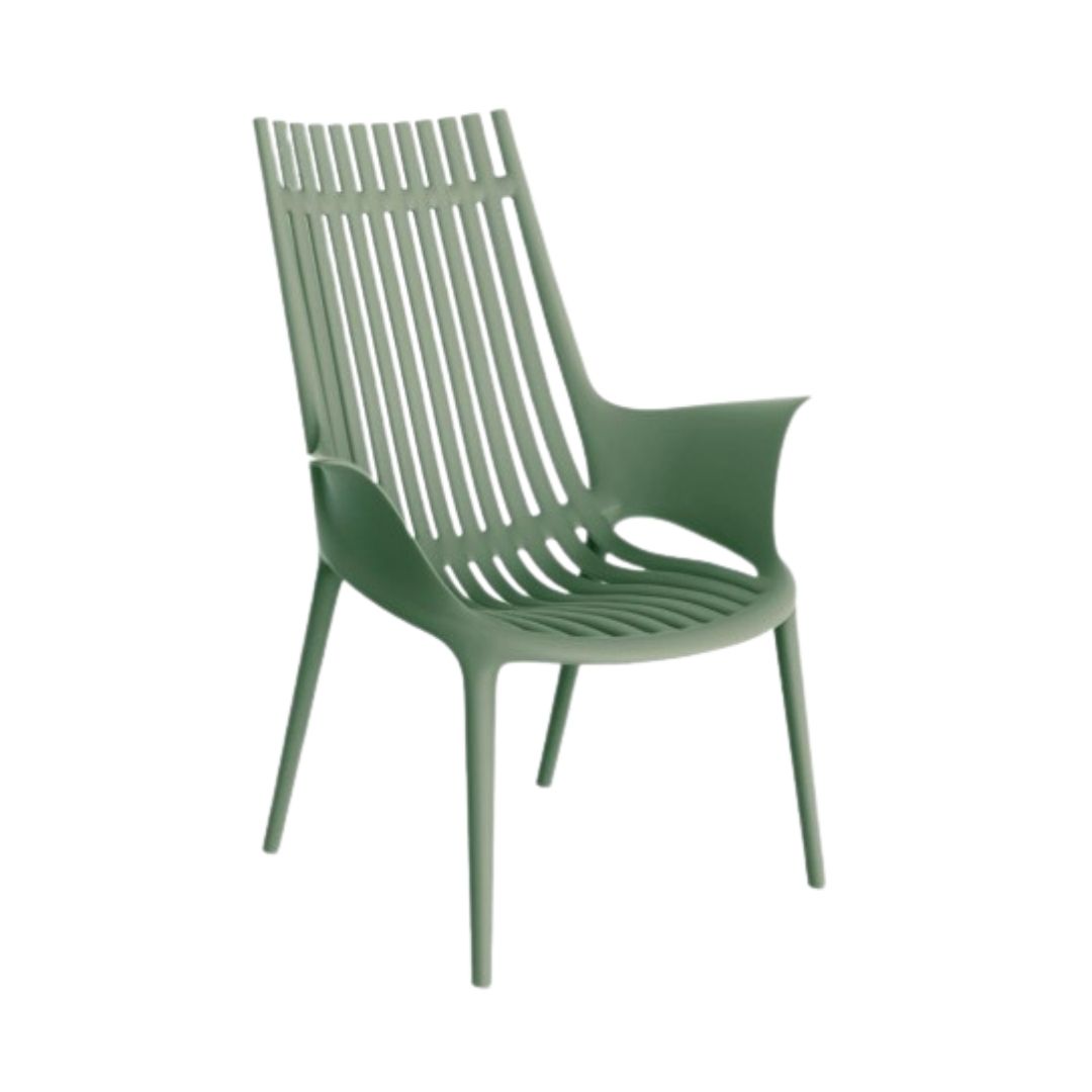Крісло садове для відпочинку Ibiza зелене/pickle