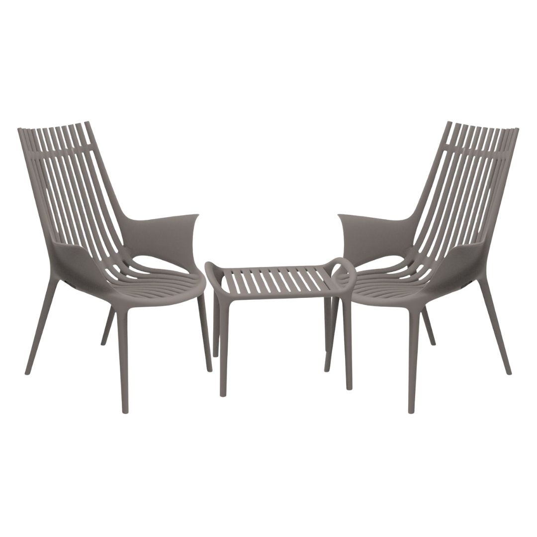 Комплект садовий для відпочинку Ibiza сірий/tortora