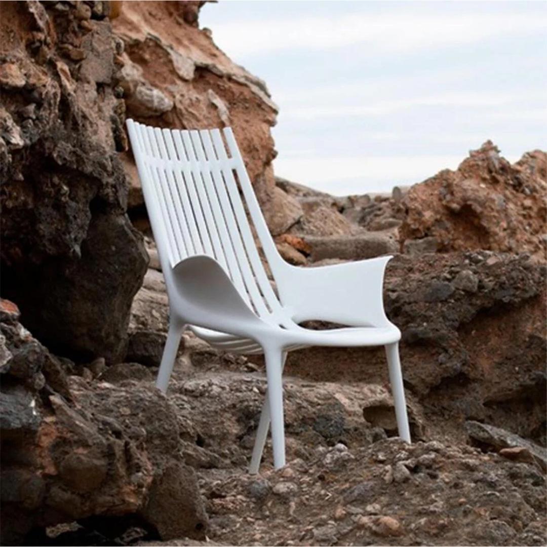 Крісло садове для відпочинку Ibiza біле/white