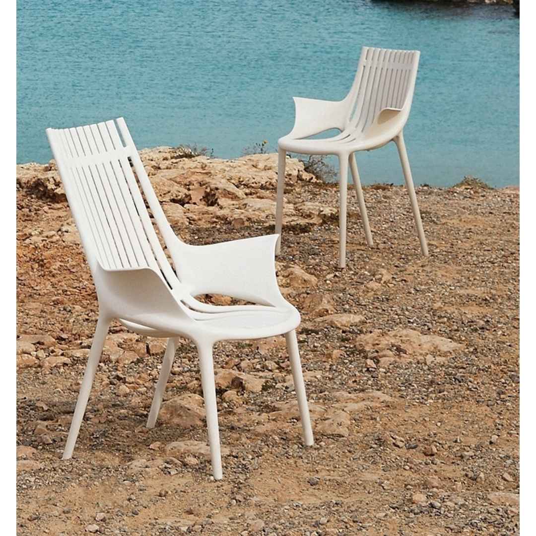 Крісло садове для відпочинку Ibiza біле/white