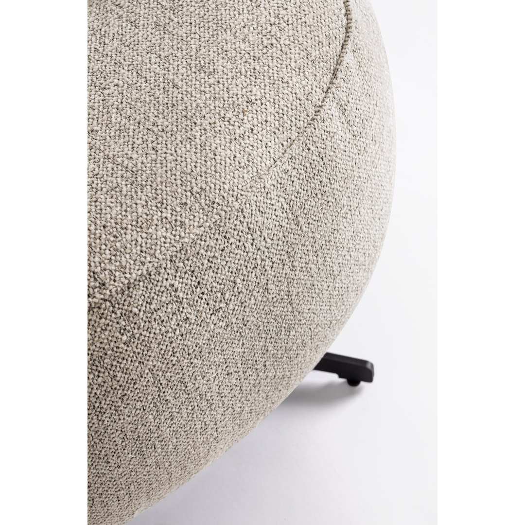 (Українська) Поворотне мʼяке крісло Gonnie dotted сіре/grigio