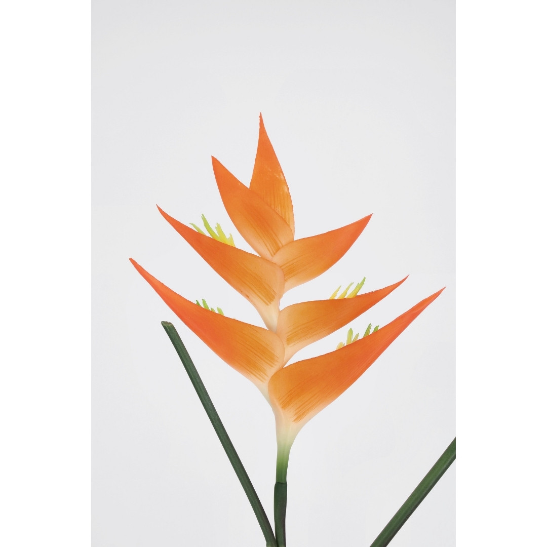 Штучна квітка Геліконія Eliconia Jessye Orange 86 см