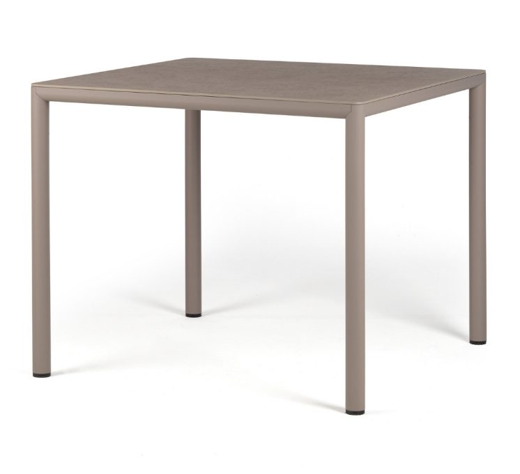 (Українська) Cтіл Piave 90×90 см бежевий/tortora