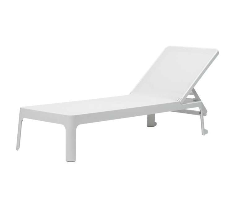 Plano sunlounger bianco Nardi