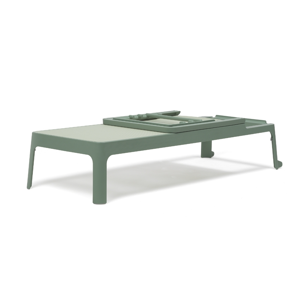 Plano sunlounger menta/mandorla Nardi