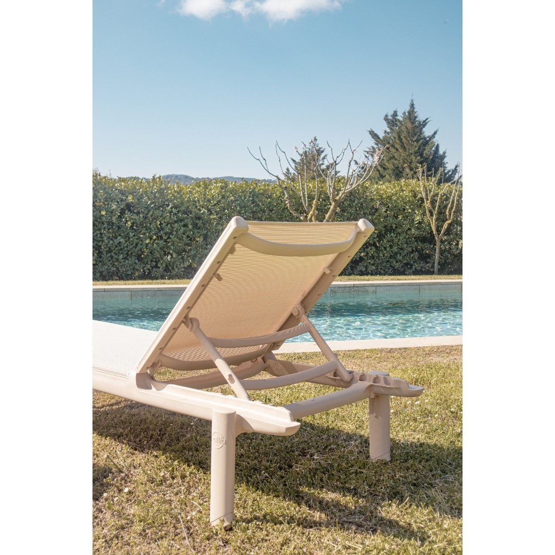 Noa sunlounger sand/natural Balliu