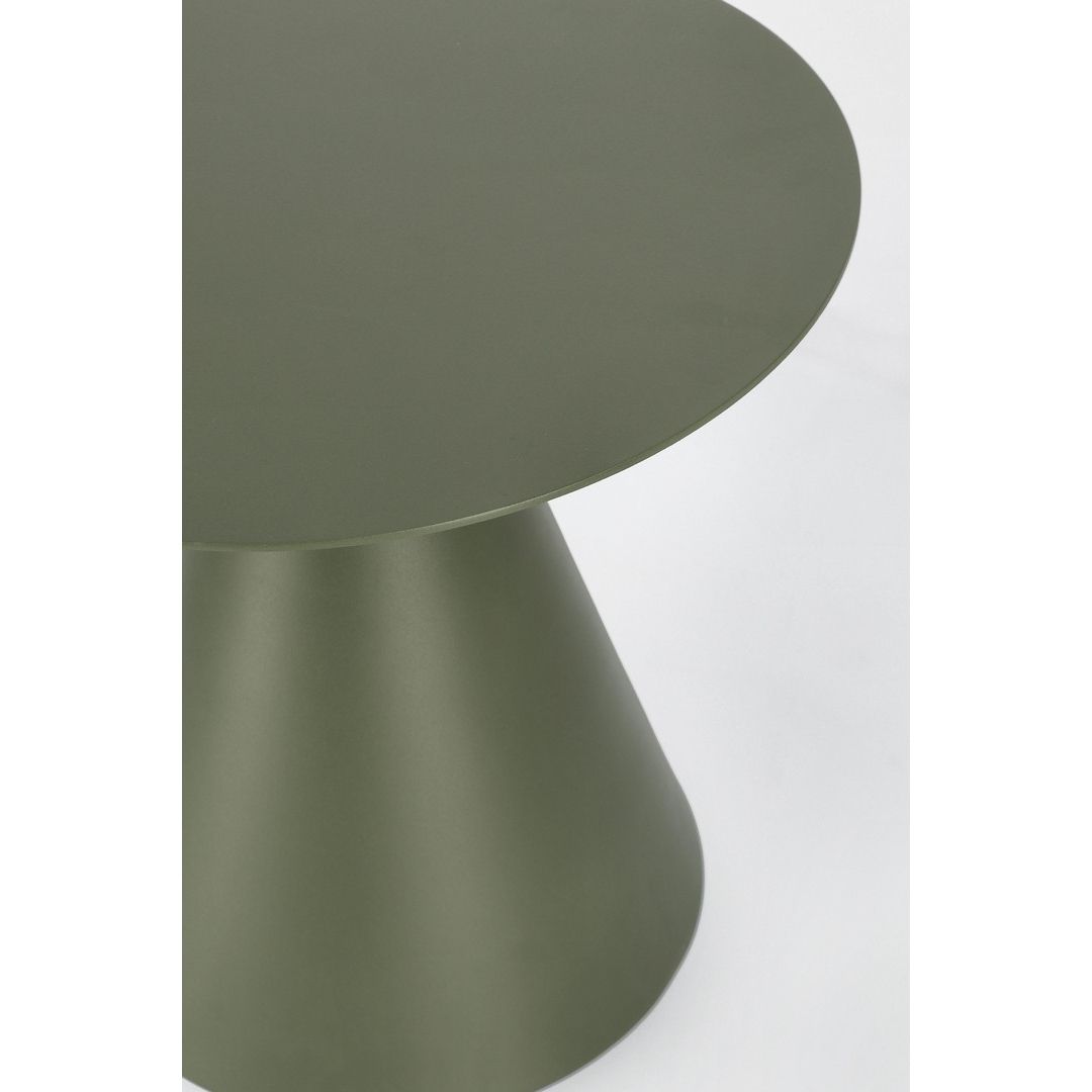 Aloha round coffee table Ø50 cm green/verde Bizzotto