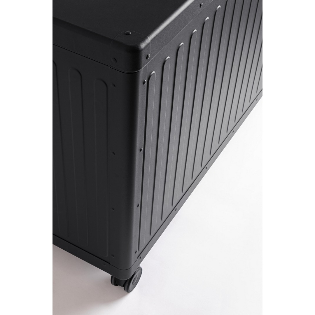 Garden storage box Ocean M 164.8x72x70 cm black/antracite Bizzotto