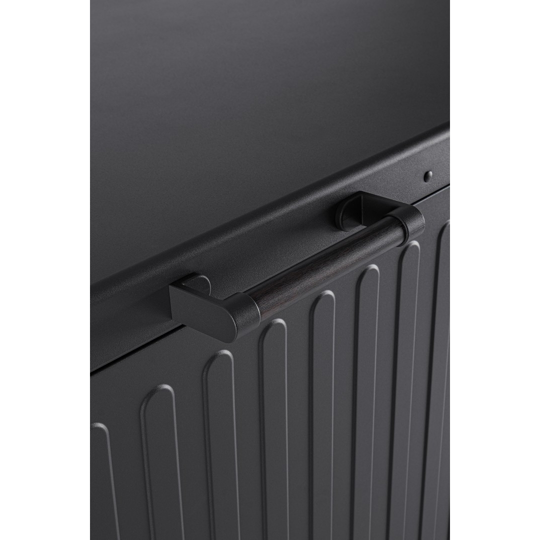 Garden storage box Ocean M 164.8x72x70 cm black/antracite Bizzotto