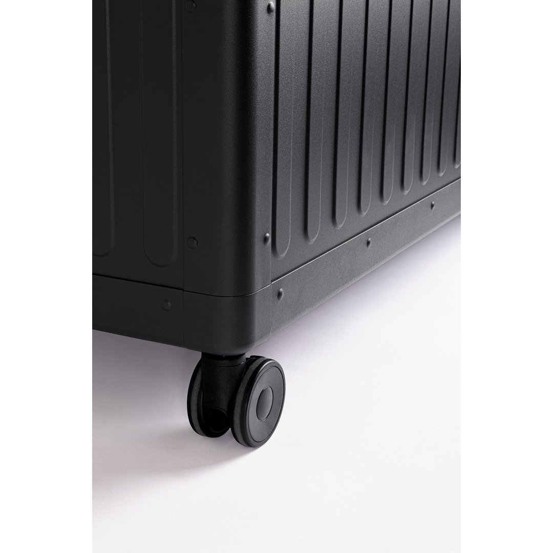 Garden storage box Ocean M 164.8x72x70 cm black/antracite Bizzotto