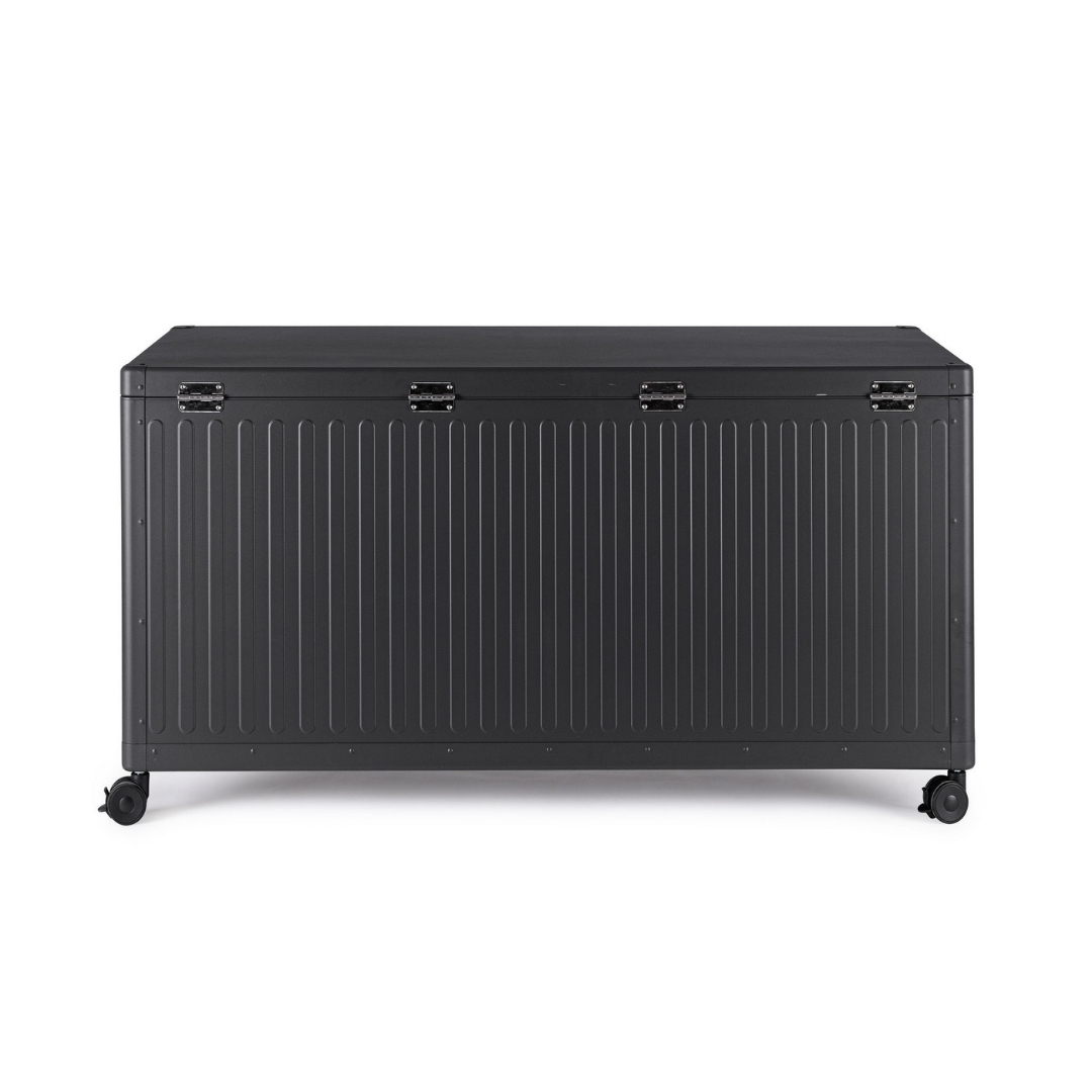 Короб садовий для зберігання Ocean S 141.6x72x70 см чорний/antracite Bizzotto