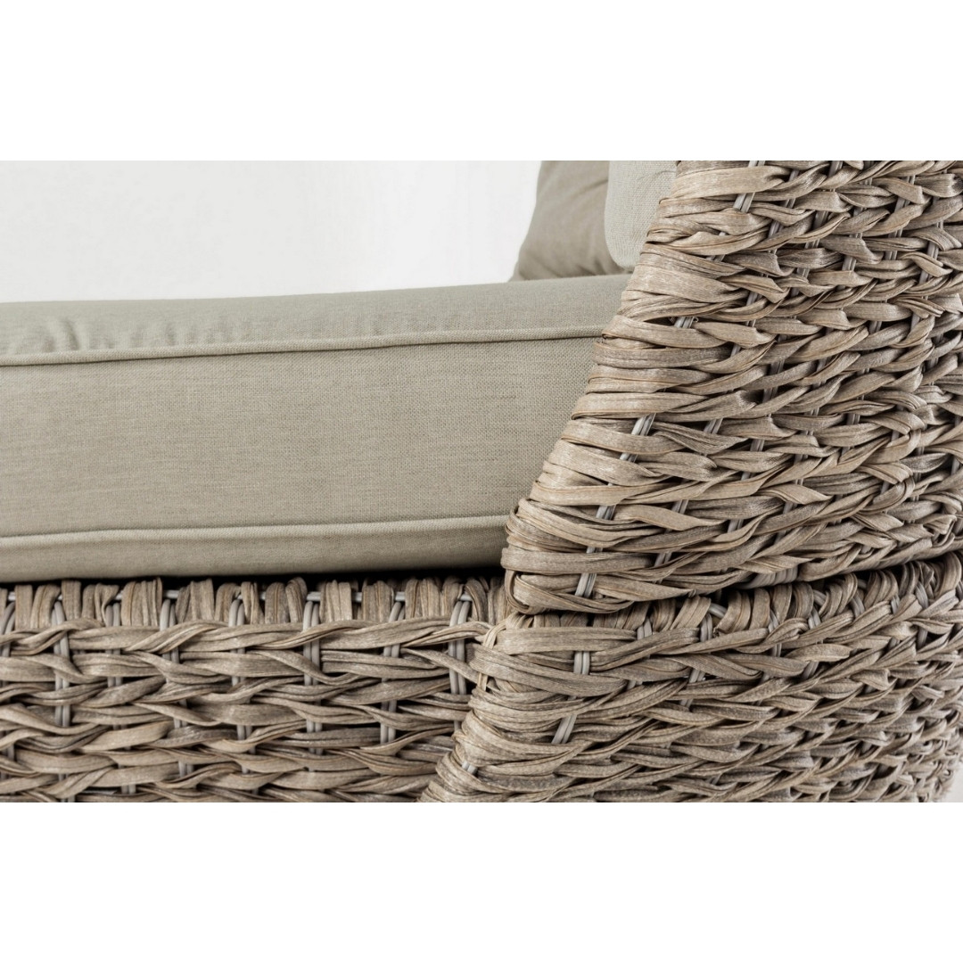 Samui beige transforming chair garden set Bizzotto