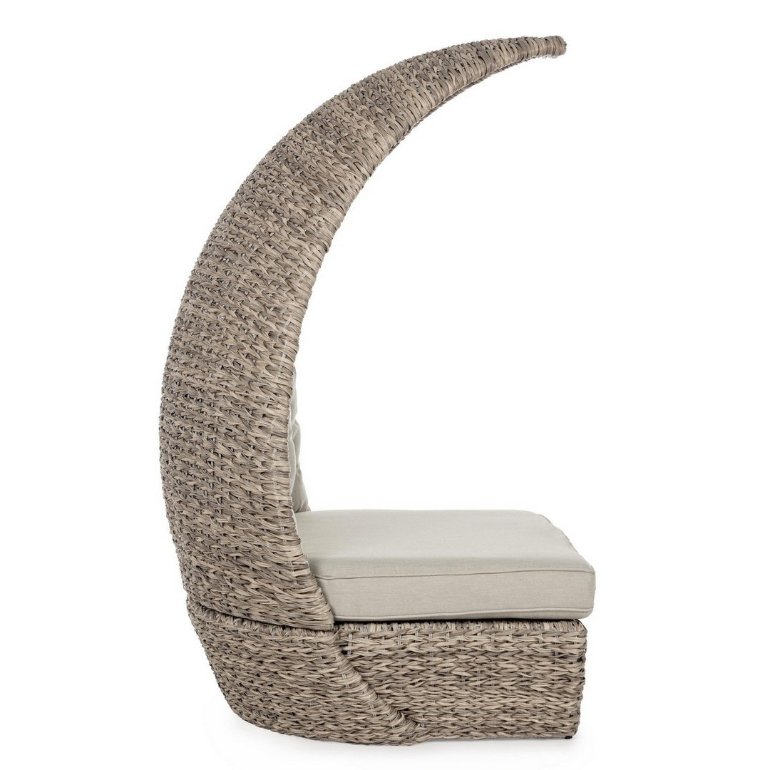 Samui beige transforming chair garden set Bizzotto