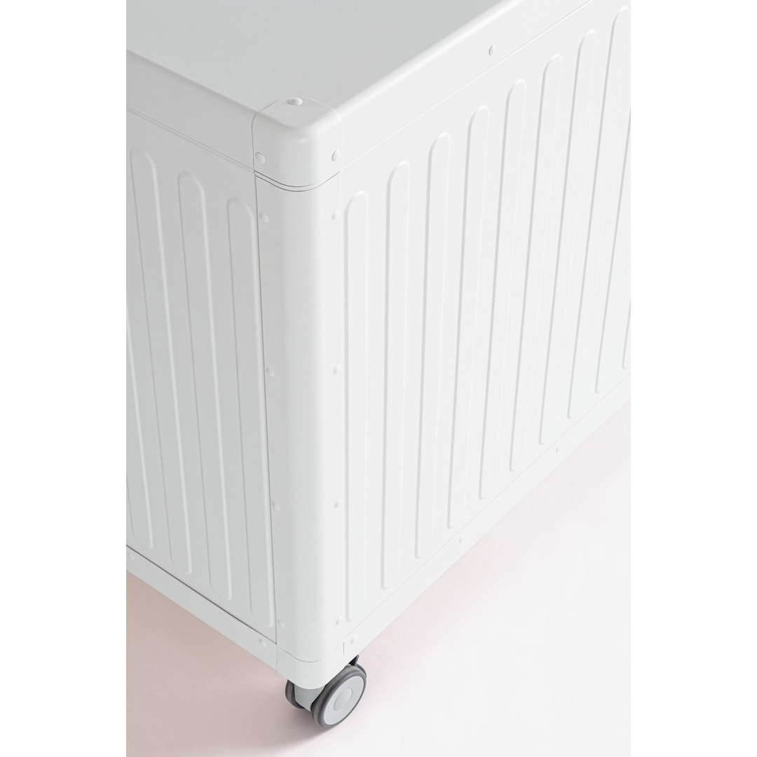 Garden storage box Ocean S 141.6x72x70 cm white/bianco Bizzotto