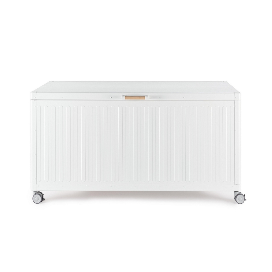 Garden storage box Ocean S 141.6x72x70 cm white/bianco Bizzotto