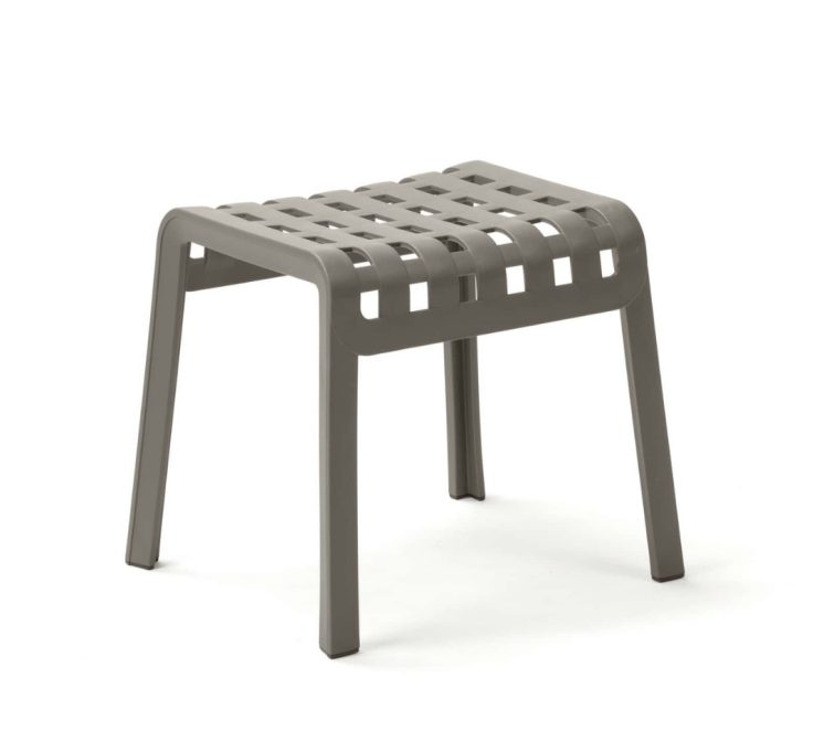 Mini-stool footrest Poggio beige/tortora Nardi