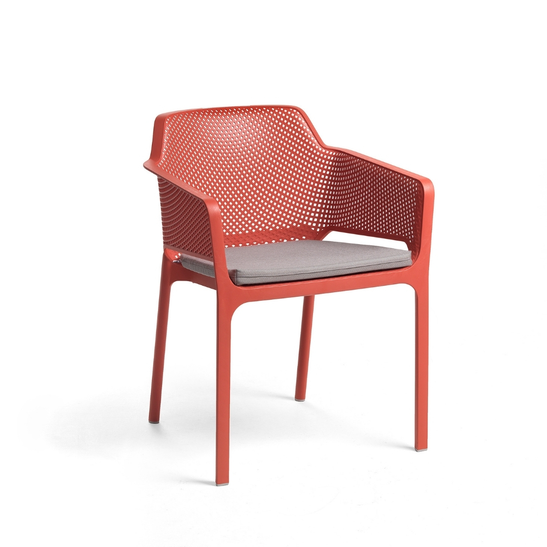Net garden chair cushion dark grey/grey stone Nardi